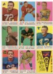 1959 Topps Football 1st Series 79 Different Nrmt to Mt With HOFers