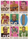 1959 Topps Football 1st Series 79 Different Nrmt to Mt With HOFers