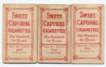 T206 Lot of 3 Different HOFers Bender, Clarke & Waddell