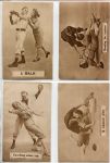79 Different Baseball Comic Postcards Women in Baseball Uniforms