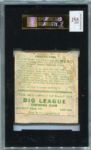 1933 Goudey #64 Burleigh Grimes Autographed SGC J. Spence Authentic