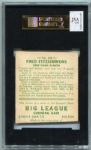 1933 Goudey #130 Fred Fitzsimmons Autographed SGC J. Spence Authentic