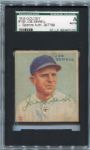 1933 Goudey #165 Joe Sewell Autographed SGC J. Spence Authentic