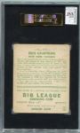 1933 Goudey #191 Ben Chapman Autographed SGC J. Spence Authentic