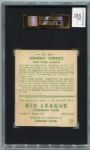 1933 Goudey #233 Johnny Vergez Autographed SGC J. Spence Authentic