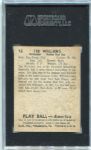 1939 Playball #92 Ted Williams SGC AUTH