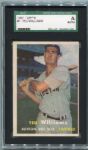 1957 Topps #1 Ted Williams SGC AUTH
