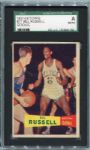 1957-58 Topps Basketball #77 Bill Russell SGC AUTH