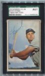 1953 Bowman Color #13 Gus Zernial Autographed SGC J. Spence AUT