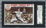 1964 Topps #136 World Series Game #1 Sandy Koufax Autographed SGC J. Spence AUTH