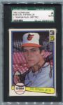1982 Donruss #405 Cal Ripken Autographed SGC J. Spence AUTH