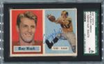1957 Topps Football #46 Elroy Crazylegs Hirsch Autographed SGC J. Spence AUTH
