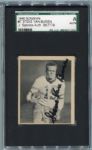 1948 Bowman Football #7 Steve Van Buren Autographed SGC J. Spence AUTH