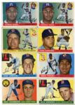 1954 & 1955 Topps Baseball Lot of 26 Mostly Different