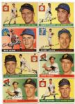 1954 & 1955 Topps Baseball Lot of 26 Mostly Different
