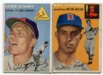 1954 & 1955 Topps Baseball Lot of 26 Mostly Different