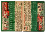 1954 & 1955 Topps Baseball Lot of 26 Mostly Different