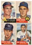 1953 Topps Baseball Lot of 4 