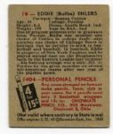 1948 Bowman Basketball #19 Eddie Bulbs Ehlers 
