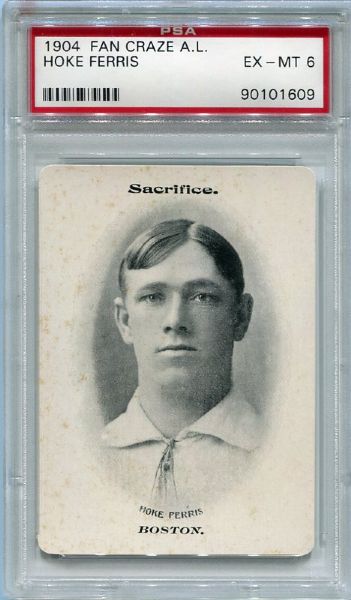 1904 Fan Craze Hobe Ferris, Boston PSA 6