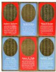 1965 Topps Presidents And Famous Americans Complete Set of 44 Tallboy Embossed Cards