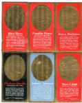 1965 Topps Presidents And Famous Americans Complete Set of 44 Tallboy Embossed Cards