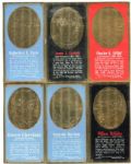 1965 Topps Presidents And Famous Americans Complete Set of 44 Tallboy Embossed Cards