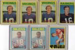 1972 Topps Football Lot of 25 Stars-Mostly HOFers