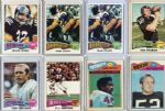 Topps Football Lot of 23 Stars, Rookies, HOFers 1974-1979