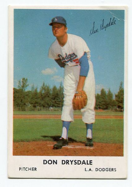 1962 Bell Brand Don Drysdale