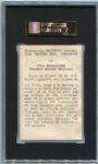 1946-47 Propagandas Montiel #44 Ted Williams SGC 30