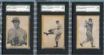 1946-47 Propagandas Montiel Lot of 6 Different Major Leaguers All SGC Graded