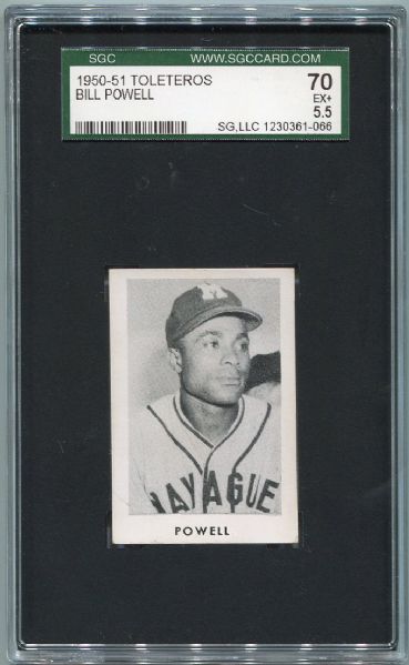 1949-50 Toleteros Bill Powell SGC 70
