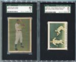 1950-51 Toleteros In Action #52 & 1952-53 Victoria #145 Both SGC 20