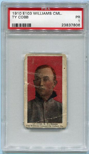 E103 Ty Cobb PSA 1