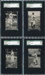 E137 1931 Zeenut Partial Set of 33 Different With Many Graded