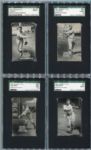 E137 1931 Zeenut Partial Set of 33 Different With Many Graded
