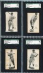 E137 1932 Zeenut Lot of 19 Different-10 SGC Graded