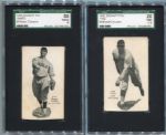 E137 1932 Zeenut Lot of 19 Different-10 SGC Graded