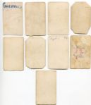 E137 1932 Zeenut Lot of 19 Different-10 SGC Graded