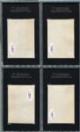 1931-32 Asahi Baseball Photos 8 Different All Autographed SGC/J. Spence AUTH 