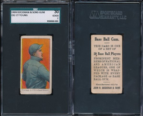 E92 Dockman & Sons Cy Young SGC 30 