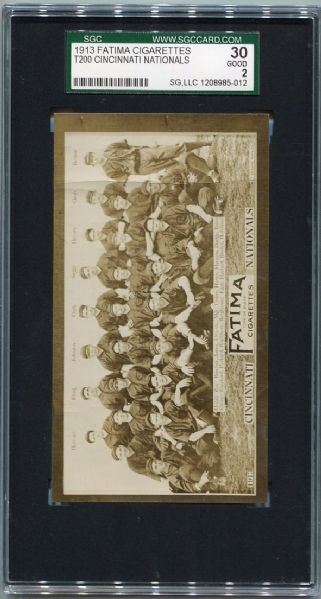 T200 Fatima Cigarettes Cincinnati Nationals SGC 30
