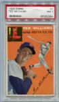 1954 Topps #1 Ted Williams PSA 7