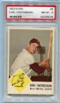 1963 Fleer #8 Carl Yastrzemski PSA 8