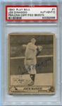 1940 Playball #1 Joe DiMaggio Autographed PSA/DNA Authentic