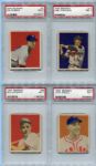 1949 Bowman Lot of Nine different PSA 7's