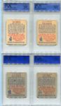 1949 Bowman Lot of Nine different PSA 7's