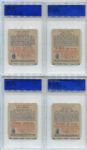1949 Bowman Lot of Nine different PSA 7's