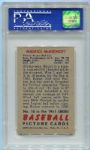 1951 Bowman #16 Maurice McDermott Boston Red Sox PSA 8